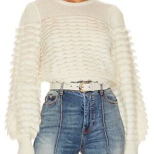 Zimmerman Scallop Frill Sweater